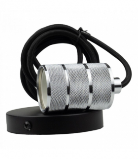 Oprawa sufitowa wisząca 2m E27 Chrom Eco Light SZ61104