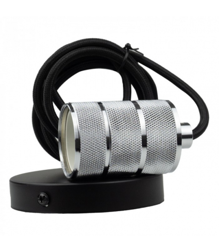 Oprawa sufitowa wisząca 2m E27 Chrom Eco Light SZ61104