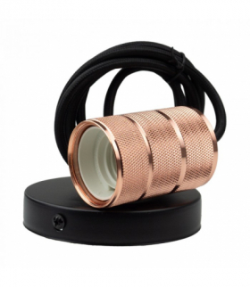 Oprawa sufitowa wisząca 2m E27 Różowe Złoto Eco Light SZ61103