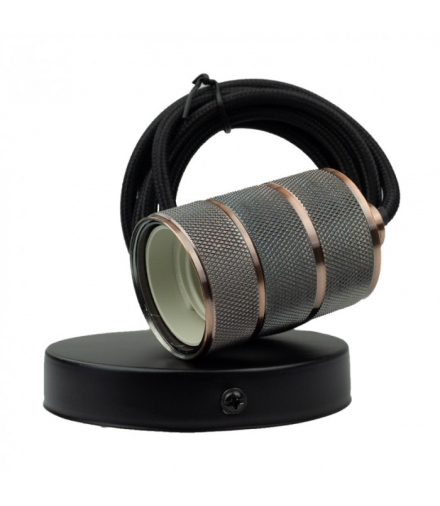 Oprawa sufitowa wisząca 2m E27 Czerwona miedź Eco Light SZ61102