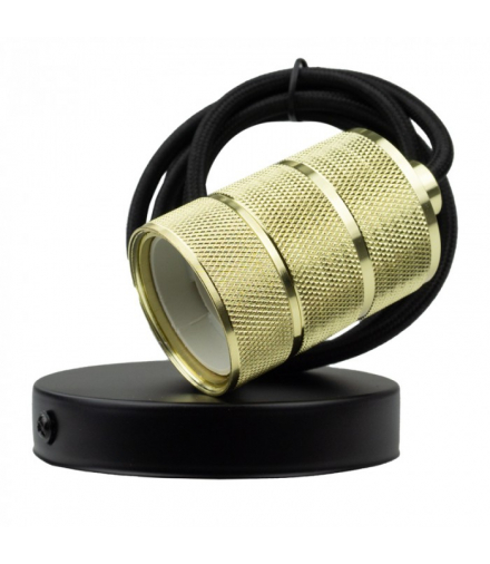 Oprawa sufitowa wisząca 2m E27 Złoto Eco Light SZ61101