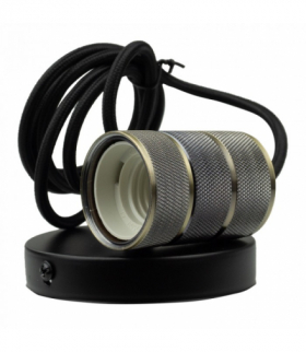 Oprawa sufitowa wisząca 2m E27 Brąz Eco Light SZ61100