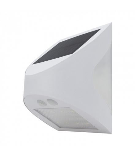 Biała Lampa Solarna Elewacyjna 3W 4000K SOE-9 Eco Light EC61027