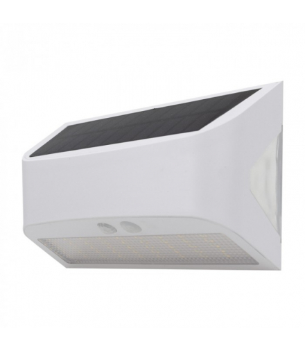 Biała Lampa Solarna Elewacyjna 6W 4000K SOE-10 Eco Light EC61028