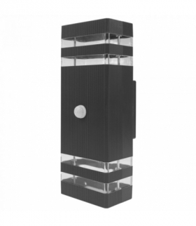 Oprawa elewacyjna plastik OE-4SP 2xGU10 PIR ANTRAC Eco Light EC61011