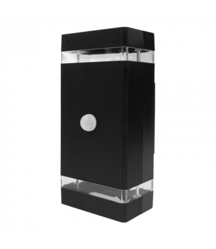 Oprawa elewacyjna plastik OE-3CP 2xGU10 PIR CZARNA Eco Light EC61008