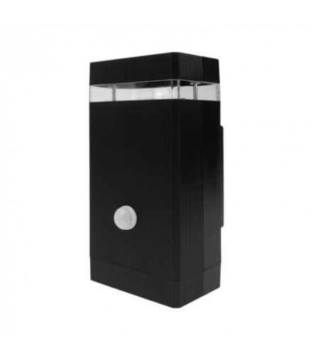 Oprawa elewacyjna plastik OE-1CP 1xGU10 PIR CZARNA Eco Light EC61004