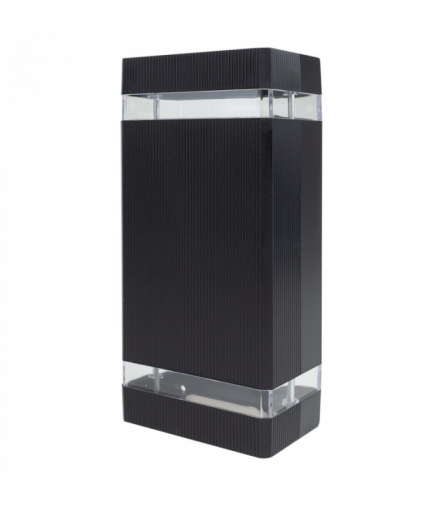 Oprawa elewacyjna plastik OE-6C 2xGU10 CZARNA Eco Light EC61002