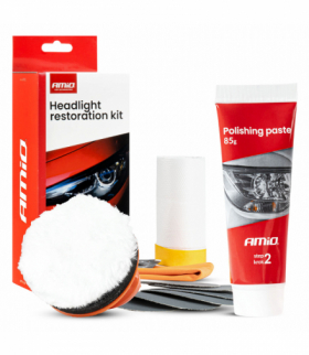 Zestaw do polerowania reflektorów ręczny DIY AMiO 04793