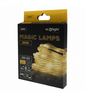 Magiczne lampki 100 led 3000K 10m DC5V Eco Light ML61607
