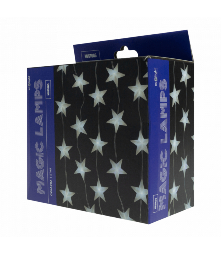 Magiczne lampki 50 led 6500K Gwiazda 5m DC5V Eco Light ML61605