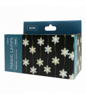 Magiczne lampki 50 led 6500K Śnieżynka 5m DC5V Eco Light ML61603