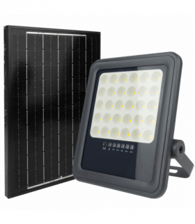 Naświetlacz LED ABS 100W 4000K z P. SOLARNYM Eco Light EC61018