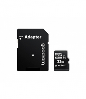 Karta pamięci MicroSD GOODRAM 32GB, Class 10 UHS-I + adapter. GOODRAM LXND84