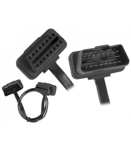 Adapter OBD2 gniazdo/wtyk, przedłużacz OBD LAMEX LXOBD02