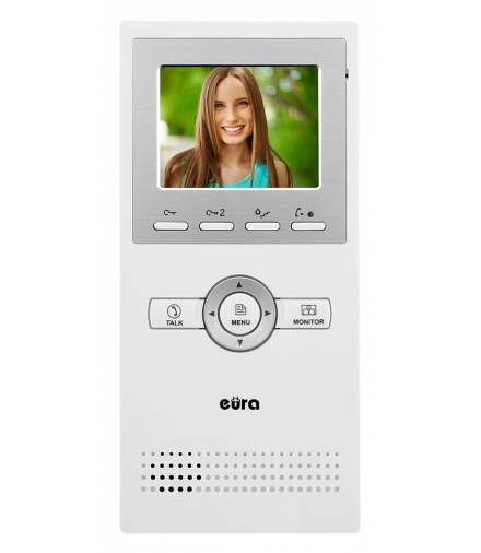 MONITOR EURA VDA-31A5 2EASY ekran 3,5, kolor biały