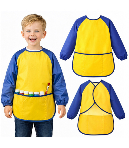 Fartuszek ochronny do malowania, do kuchni, dla dzieci, 110-135cm, 5-9 lat, rozmiar M Kruzzel 18781