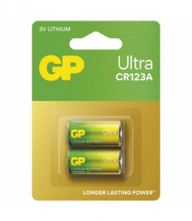 GP Ultra Bateria litowa CR123A, 2 szt. GP B15012U