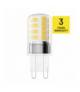 Żarówka LED Classic JC G9, 4.2W (40W), 470lm, Neutralna biel 4000K, 2szt. EMOS ZQ9E23.2