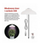 Lampa LED GROW do uprawy roślin 5W, timer, biała EMOS Z7901