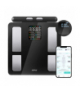 Waga łazienkowa analityczna, szklana, Smart Premium Bluetooth BMI, waga, tkanka tłuszczowa, mięśnie, woda, kości, Zortiva 26893 18813