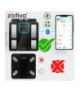 Waga łazienkowa analityczna, szklana, Smart Premium Bluetooth BMI, waga, tkanka tłuszczowa, mięśnie, woda, kości, Zortiva 26893 18813