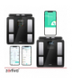 Waga łazienkowa analityczna, szklana, Smart Premium Bluetooth BMI, waga, tkanka tłuszczowa, mięśnie, woda, kości, Zortiva 26893 18813