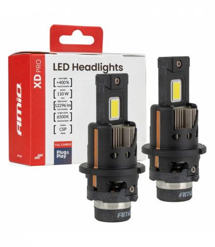 Żarówki samochodowe LED XD PRO D2S D2R FULL CANBUS AMiO 04680
