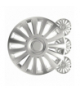 Kołpaki samochodowe komplet 4szt. Luxury, srebrne, 15" cali COLOR BOX Versaco 1273