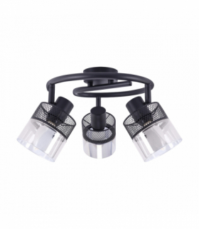 Oprawa ścienno-sufitowa MONTANA E14 3G BLACK czarny Struhm 04957