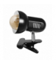 CANARD, lampka biurkowa z metalowym klipsem, 15W, E27, czarna Orno DL-20/B