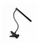 TERI II LED, lampka biurkowa z klipsem, 5W, 260lm, 4000K, czarna Orno DL-22/B
