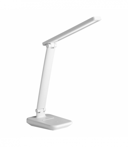 THANGO LED, lampka biurkowa, 8W, 600lm, 3000-4000-6000K, zmiana barwy światła, funkcja ściemniania, biała Orno DL-18/W