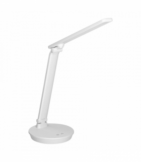 HERON LED, lampka biurkowa, 5W, 250lm, 2700-6500K, zmiana barwy światła, funkcja ściemniania, biała Orno DL-19/W