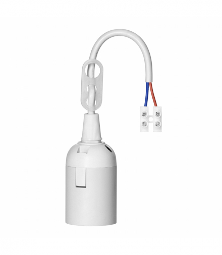 Oprawka remontowa E27, biała, zestaw 10szt. Orno LH/E27-30/W/PZ/10