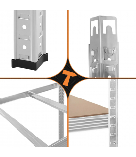 Regał magazynowy 180x100x60 Bigstren 18828