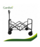 Wózek transportowy, składany, ogrodowy, na zakupy, 100kg, 90L, lekki na 4 kołach, 69x45x49cm Gardlov 18814