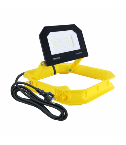 Naświetlacz LED ASLAN LED 30W, 3120lm, NW 5000K czarny/żółty Struhm 04945