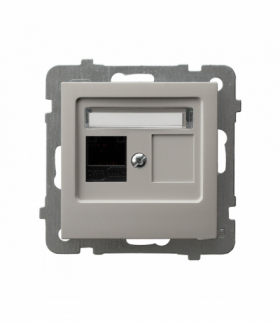 AS GPK-1G/K/m/82 Gniazdo komputerowe pojedyncze, kat. 5e MMC Kaszmir Ospel