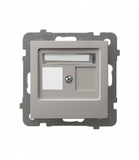 AS GPK-1G/p/82 Obudowa gniazda pojedynczego typu Keystone prosta Kaszmir Ospel