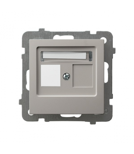 AS GPK-1G/p/82 Obudowa gniazda pojedynczego typu Keystone prosta Kaszmir Ospel