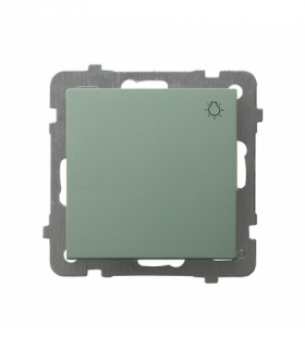 AS ŁP-5G/m/84 Łącznik zwierny światło Zielony mat Ospel