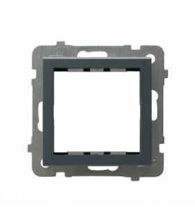 SONATA AP45-1R/m/73 Adapter podtynkowy systemu OSPEL 45 do serii Sonata Szary grafit Ospel