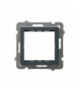 SONATA AP45-1R/m/73 Adapter podtynkowy systemu OSPEL 45 do serii Sonata Szary grafit Ospel