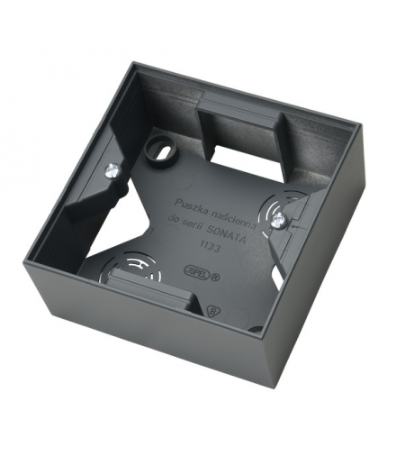 SONATA PNP-1R/73 Puszka instalacyjna do serii SONATA pojedyncza Szary grafit Ospel