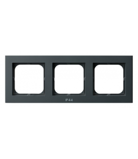 SONATA RH-3R/73 Ramka potrójna do łączników IP-44 Szary grafit Ospel