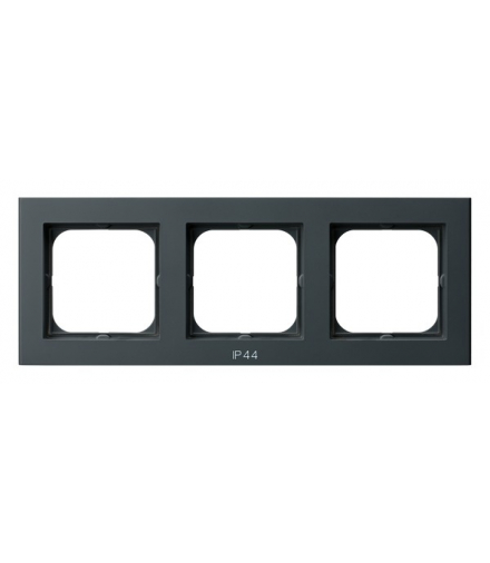 SONATA RH-3R/73 Ramka potrójna do łączników IP-44 Szary grafit Ospel