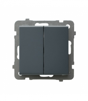 SONATA ŁP-10R/m/73 Łącznik podwójny schodowy Szary grafit Ospel