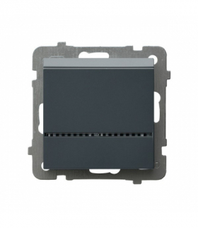 SONATA ŁP-15RS/m/73 Łącznik hotelowy z podświetleniem pomarańczowym Szary grafit Ospel