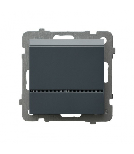 SONATA ŁP-15RS/m/73 Łącznik hotelowy z podświetleniem pomarańczowym Szary grafit Ospel